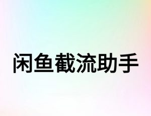 闲鱼截流助手-云创宝盒