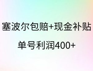 塞波尔包赔+现金补贴，单号利润400+-云创宝盒
