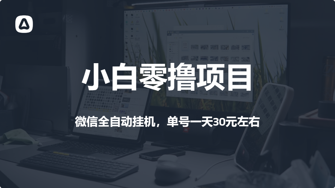 【小白零撸项目】微信全自动挂机，单号一天30元左右，外面收费288元-云创宝盒